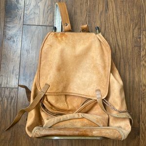 Beckman vintage leather backpack